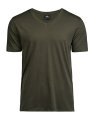 Heren T-shirt V Hals Luxury Tee Jays 5004 Dark Olive